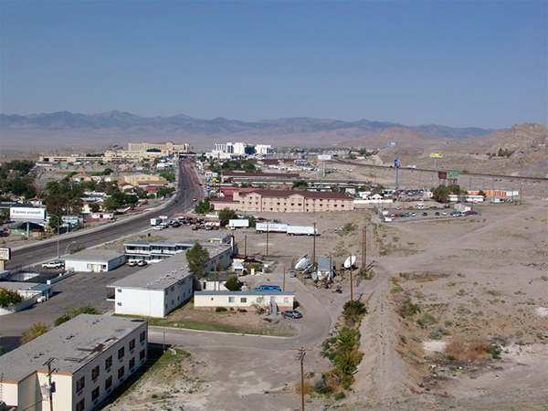 Looking west at Wendover