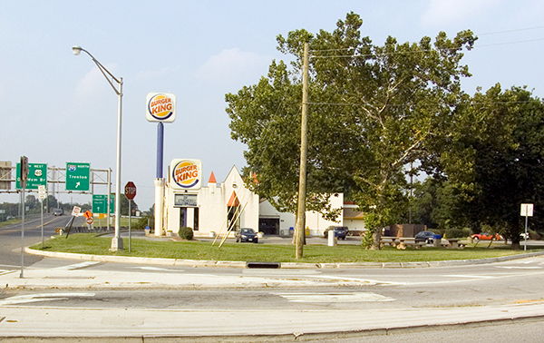Site of Carlson's Esso