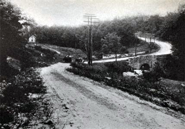 National Road at Puzzley Run bridge