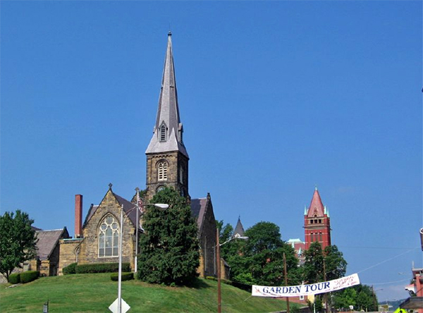 Episcopal Church. Site of Fort Cumberland.