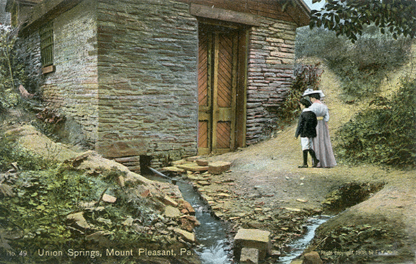 John Kennedy Lacock Braddock Road Postcard #49: Union Springs, Mount Pleasant, Pa.