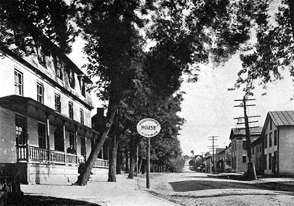 John Kennedy Lacock Photograph from Robert Bruce's <i>The National Road</i>: Looking East along the Main Street of Somerfield, Pa., from a point just east of the Youghiogheny River.
