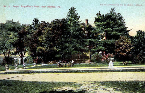 Jasper Augustine's Home, near Addison, Pa.