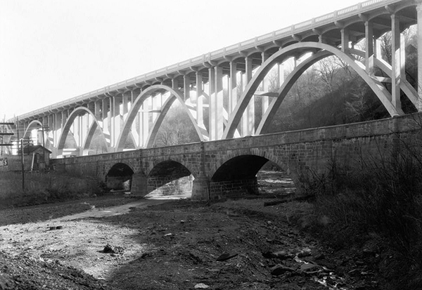 Arches of Memory Bridge (background)