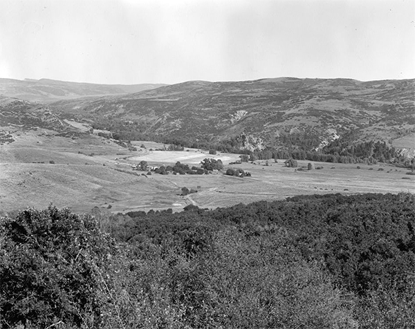 Looking northeast into the Ross Creek valley