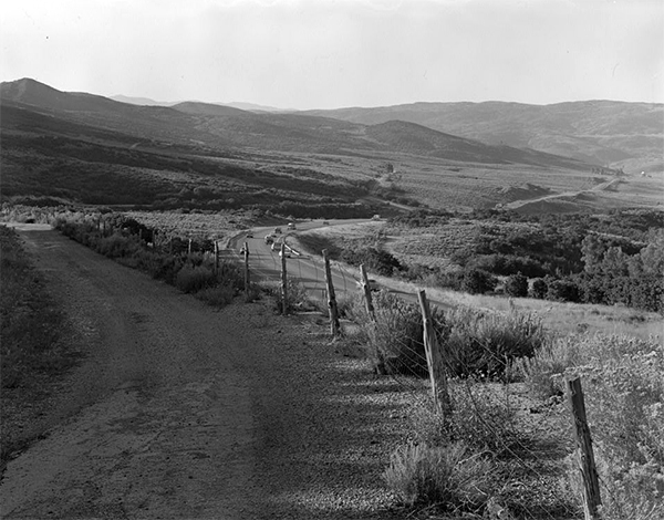 Looking south into the Ross Creek valley