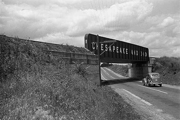 Route 40 in central Ohio, 1938