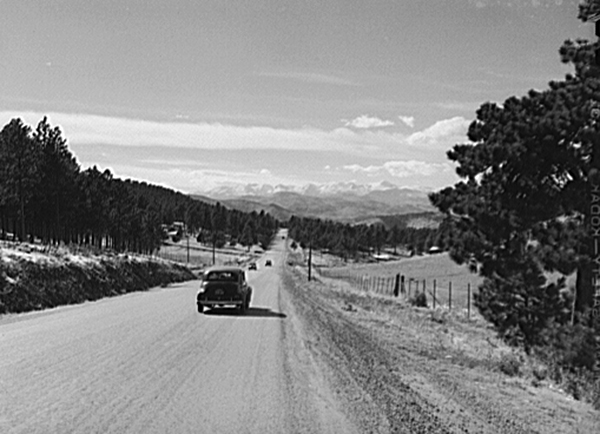 Looking west at the Front Range from Genesee