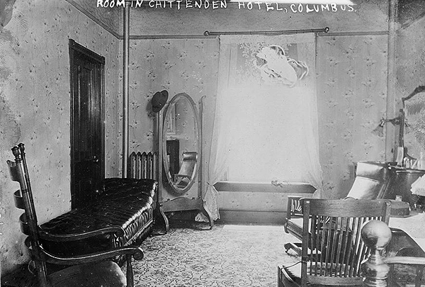 Room inside the Chittenden Hotel