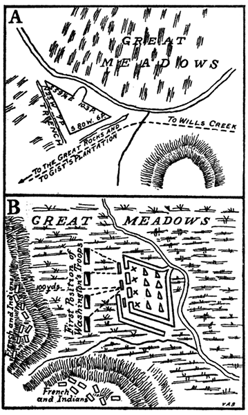 Map of Fort Necessity
