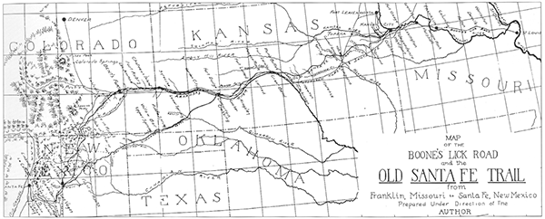 Santa Fe Trail and Boone's Lick Trail