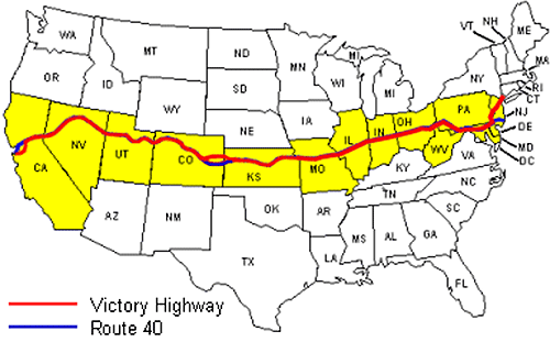 Route 40 and the Victory Highway