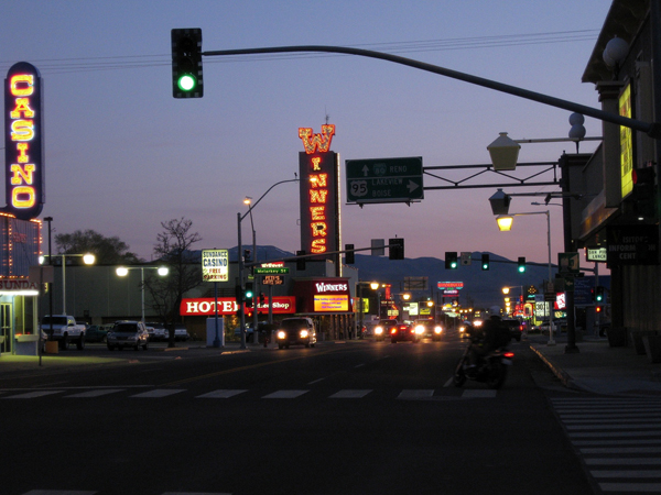 Looing west on Winnemucca Boulevard