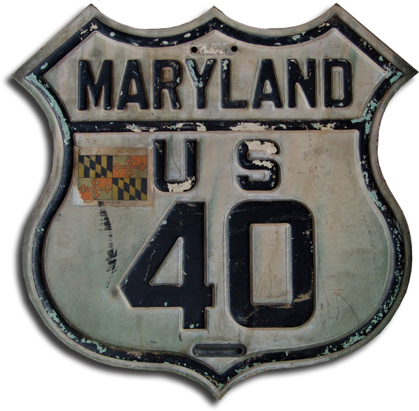 Maryland Route 40 sign