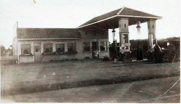 Grain Valley gas station.