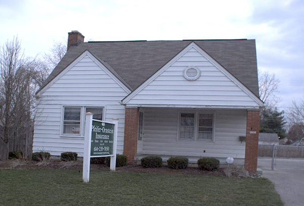 The former office of Delay Cabins, 2010