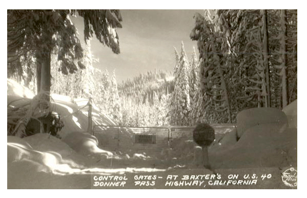 Traffic gates at Baxter