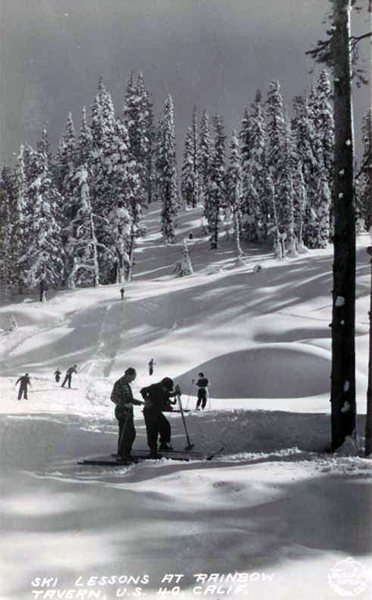 Skiing at Rainbow Tavern