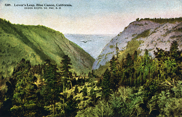 Lover's Leap in Blue Canyon