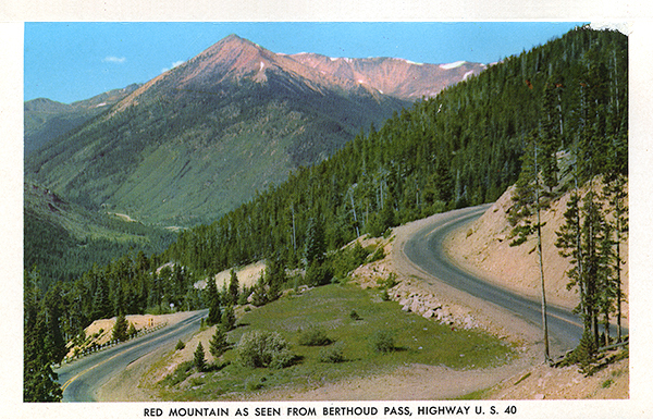 Turn on switchbacks two and three on the west side of Berthoud Pass