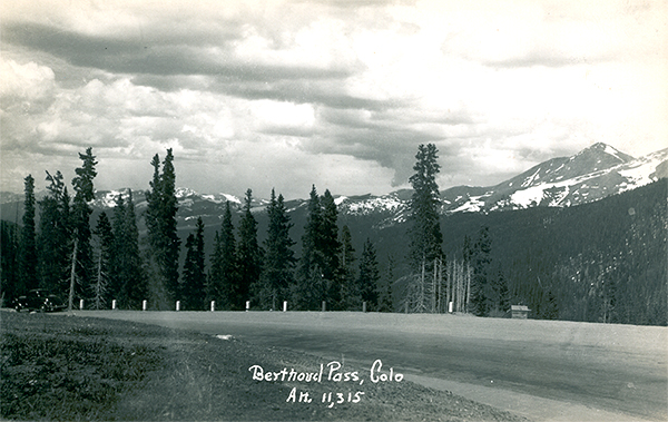 Looking west from the summit of Berthoud Pass