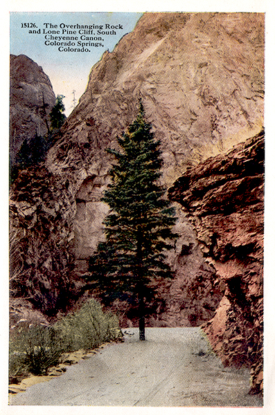 Overhanging Cliff and Lone Pine Cliff