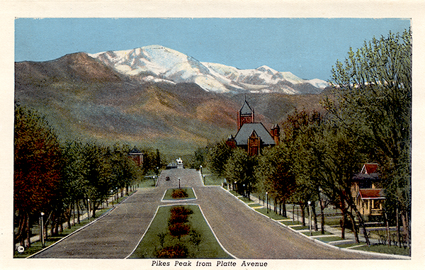 Pikes Peak from Colorado Springs