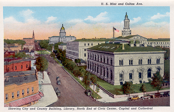 Denver Mint with the Capitol in the distance