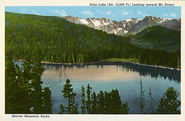 Mount Evans from Echo Lake