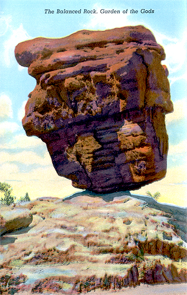 Balanced Rock at the Garden of the Gods