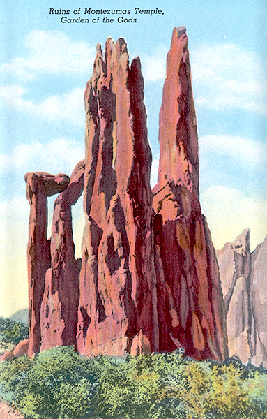 Ruins of Montezuma's Temple at the Garden of the Gods