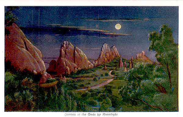 Garden of the Gods at Night