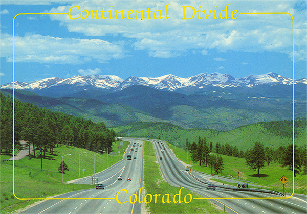 Looking west at the Front Range from Genesee