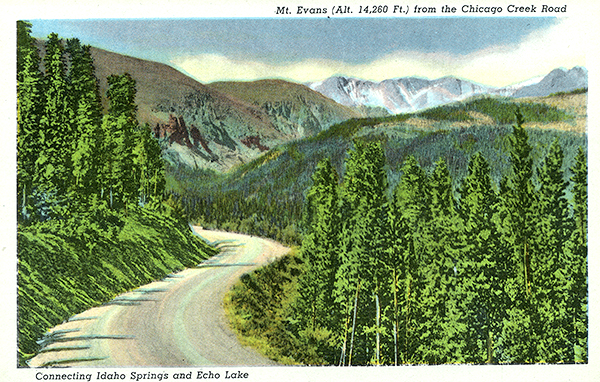 Mount Evans from Chicago Creek Road