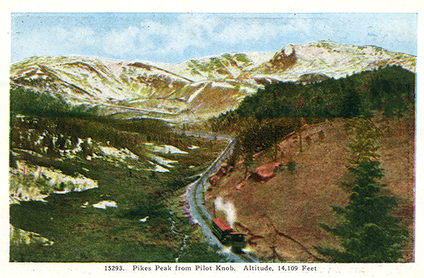 Pikes Peak from Pilot Knob