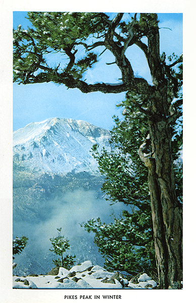 Pikes Peak in Winter