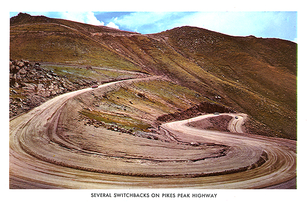 Switchbacks on the Pikes Peak Road