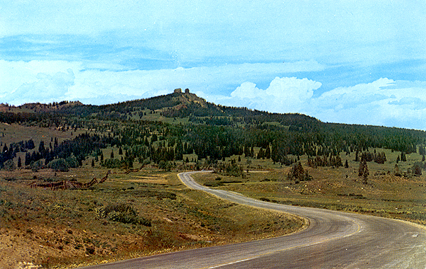 Western side of Rabbit Ears Pass