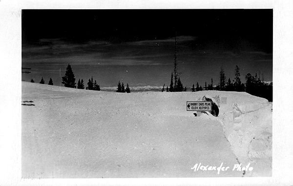 Rabbit Ears Pass in Winter