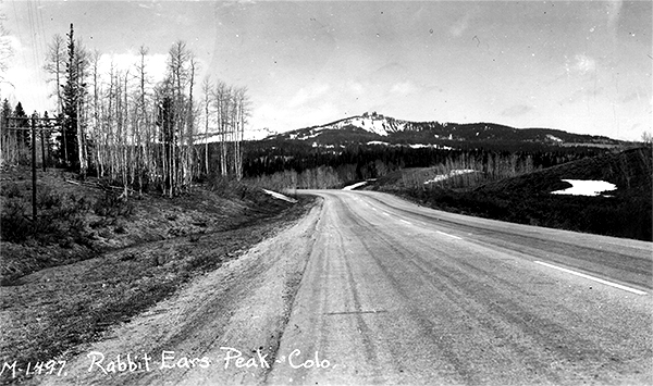 Western side of Rabbit Ears Pass