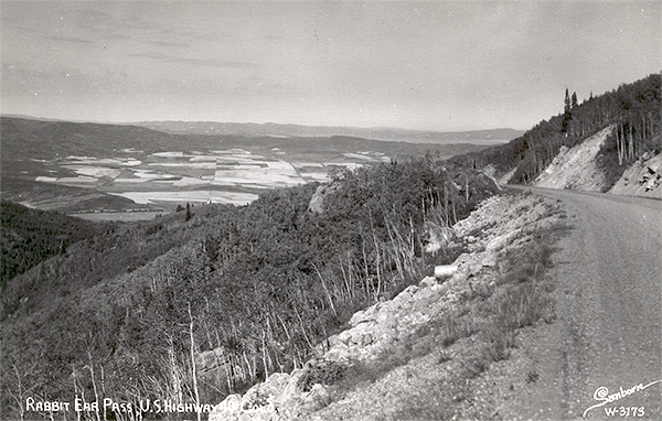 Yampa Valley from the west side of Rabbit Ears Pass