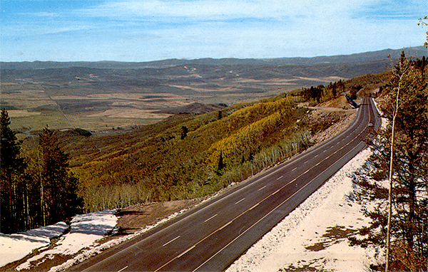 Yampa Valley from the west side of Rabbit Ears Pass