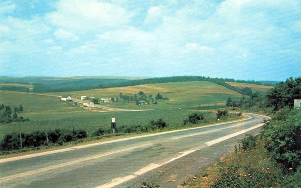 View west from Little Savage Mountain