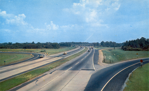 New Jersey Turnpike (Route 40 exit) on the New Jersey Turnpike