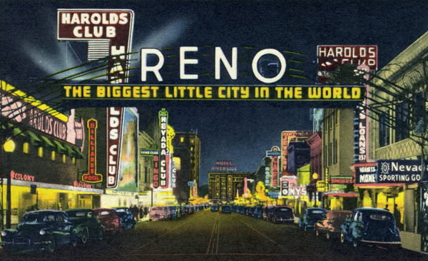 Reno Arch at Night