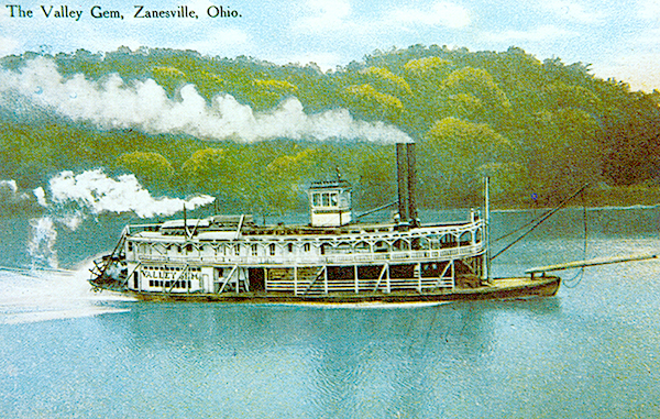 Sternwheeler Valley Gem on the Muskingum River