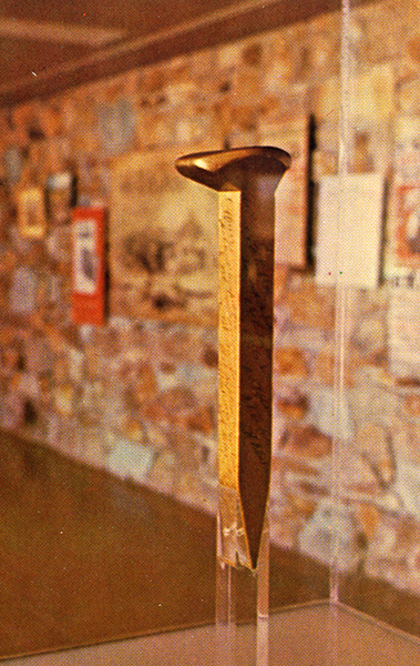 Replica of the Golden Spike