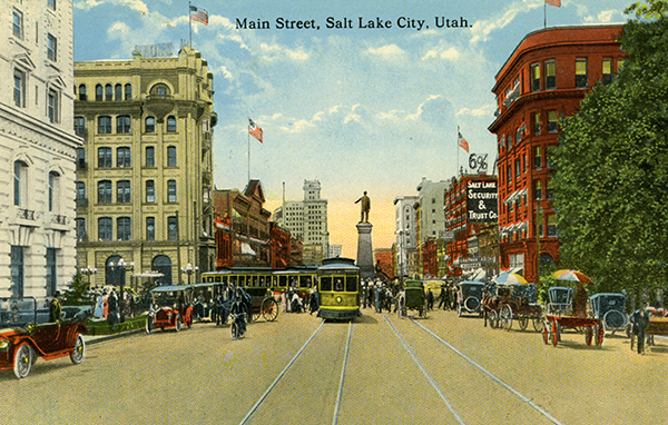Looking south on Main Street,