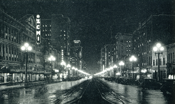 Looking south on Main Street