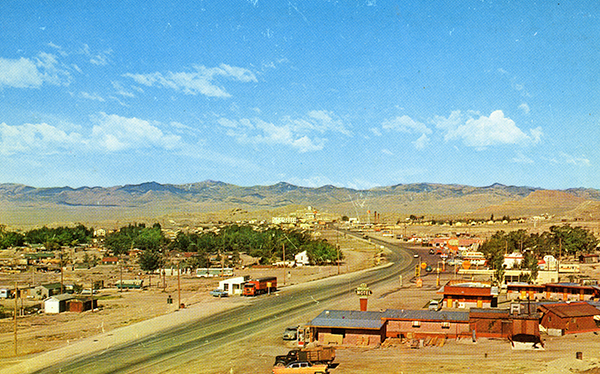 Looking west at Wendover